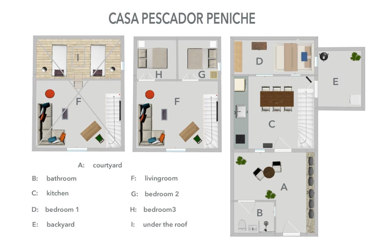 Casa Pescador Peniche Villa ภายนอก รูปภาพ